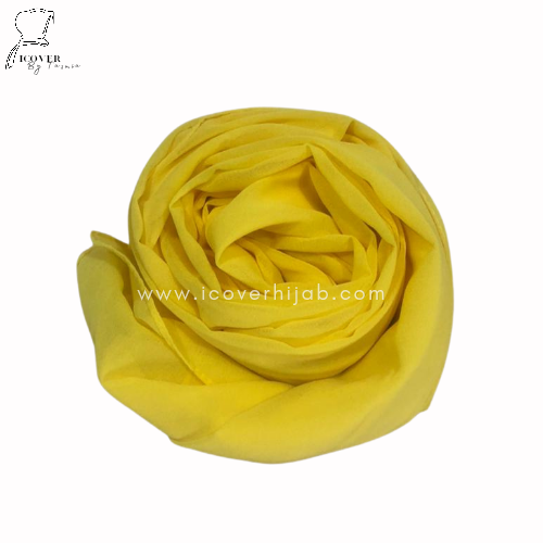 Georgette hijab Yellow