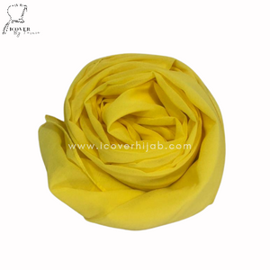 Georgette hijab Yellow