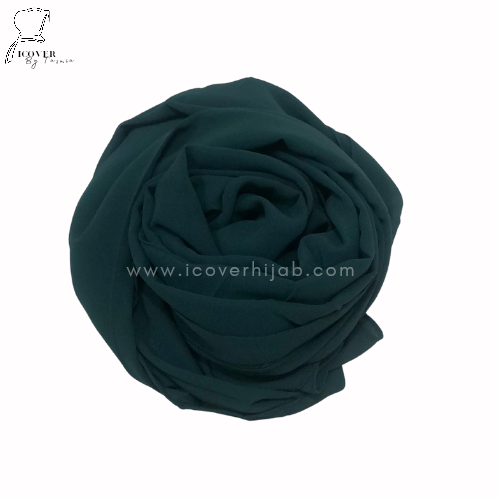 Georgette hijab flag green