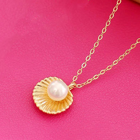 Pearl shell polished necklace